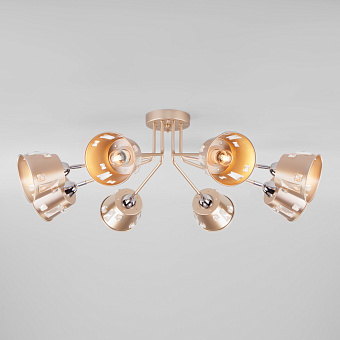 Люстра потолочная Eurosvet Benna 70105/8 шампань 60Вт 8 лампочек E27