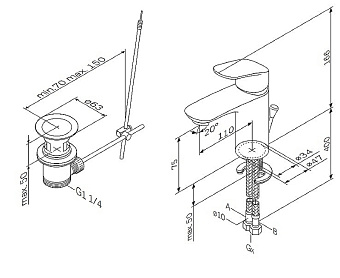 Смеситель для раковины AM-PM Like F8092116 хром