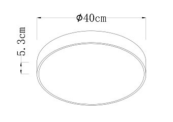 Светильник потолочный Arte Lamp ARENA A2661PL-1WH 60Вт LED