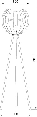 Торшер TK Lighting Universo 5057 60Вт E27
