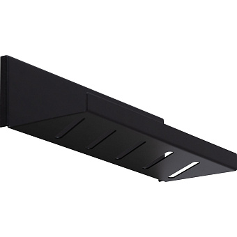 Полка в ванную AQUANET Магнум 302224 1-ярусная 11х30см чёрный