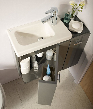 Раковина встраиваемая сверху IDEAL STANDARD CONNECT SPACE E136101 45х25см