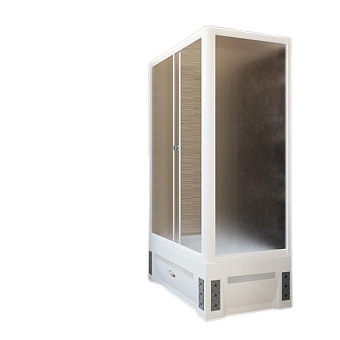 Душевая кабина RADOMIR Верчелли 1-03-1-1-0-0131 81х119х227см стекло матовое