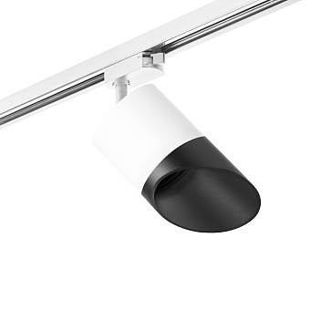 Трековый светильник Lightstar Rullo R1T348687 15Вт GX 5.3 белый для однофазного трека