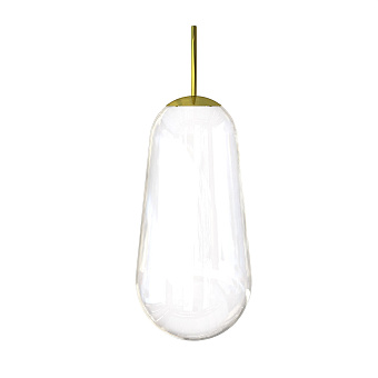 Плафон Nowodvorski Cameleon Pear L 8532 590х220мм прозрачный