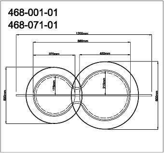 Светильник настенный Velante 468 468-071-01 44Вт LED