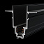 Магнитный трек Maytoni TRX004-221B 1000мм чёрный
