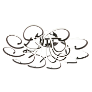 Светильник потолочный Eurosvet Rosca 90236/10 чёрный кофе Smart 300Вт LED