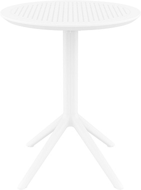 Стол раскладной Siesta Contract Sky Folding 60х60х74см пластик/сталь белый