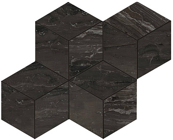 Керамическая мозаика Atlas Concord Италия Marvel Edge AEPL Absolute Brown Mosaico Esagono Lappato 30х35см 0,42кв.м.