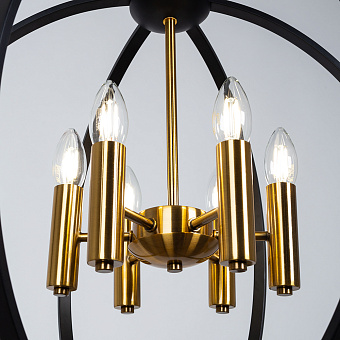 Светильник подвесной Arte Lamp CASTULA A7013SP-6BK 60Вт E14