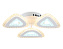 Люстра потолочная Ambrella ACRYLICA Original FA4018 62Вт 3 лампочек LED