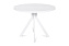 Кухонный стол раскладной AERO 100х100х74см закаленное стекло/сталь White Glass