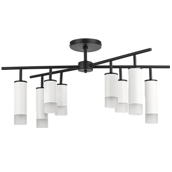 Люстра потолочная Lightstar Rullo LR7283648641 50Вт 8 лампочек GU10