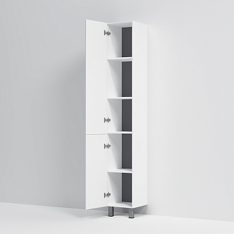 Пенал напольный AM-PM Gem M90CSL0306WG 32х30х190см белый