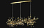 Светильник подвесной CRYSTAL LUX GARDEN GARDEN SP3х3 L1200 GOLD 162Вт G9/LED