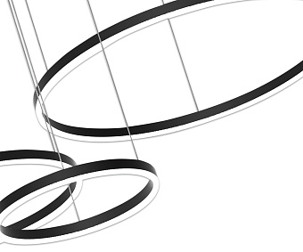 Люстра подвесная KINK Light Тор 08223,19PA(3000K) 110Вт 3 лампочек LED