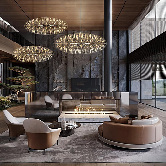 Светильник подвесной Loft It Raimond 1898/500 Chrome 12,6Вт LED