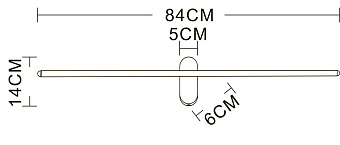 Светильник настенный Arte Lamp PRIMA A2028AP-1CC 8Вт LED