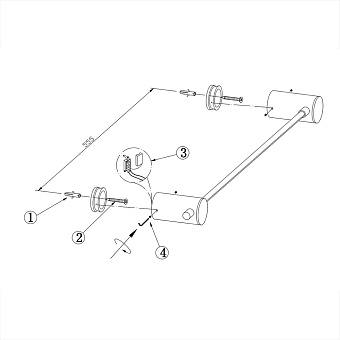 Бра Maytoni Rotta MOD413WL-L6B3K 6Вт LED