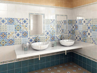Настенная плитка KERAMA MARAZZI 5232 светлый 20х20см 1,4кв.м. глянцевая