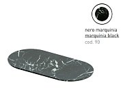 Столешница ArtCeram Flair 4.0 TFA010 90 Мрамор 48х95см nero marquinia