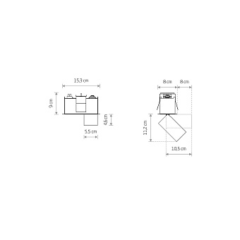 Спот встраиваемый Nowodvorski Mono 10464 10Вт GU10