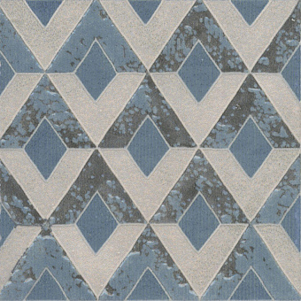 Вставка KERAMA MARAZZI Онда OS\B246\SG606220R серый/синий 7,2х7,2см 0,233кв.м.