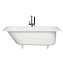 Ванна каменная SALINI ORNELLA 102313G 170х70см встраиваемая