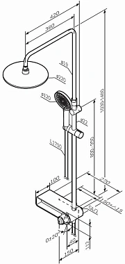 Душевая система AM-PM X-Joy F0785A700 хром