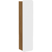 Пенал AQWELLA Basic BAS0535DZ 25х35х150см дуб золотой