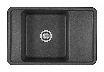 Мойка кухонная Акватон Беллис 1A725032BS210 78х51см чёрный