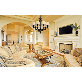 Люстра потолочная Chiaro Виктория 401010908 480Вт 8 лампочек E14