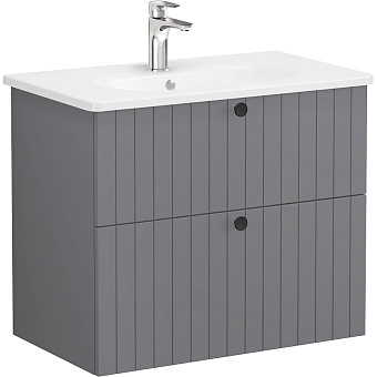 Тумба с раковиной VITRA Root Groove 69438 47х80,5х67см