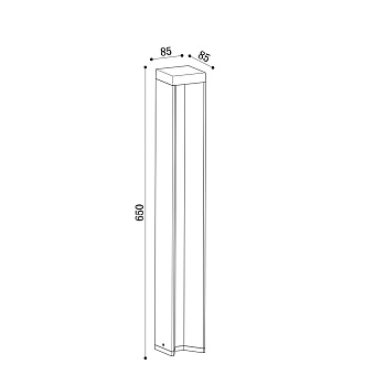 Светильник ландшафтный Maytoni Essen O596FL-L9B4K1 9Вт IP54 LED чёрный