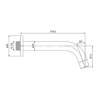 Излив IDDIS 001SB00i63