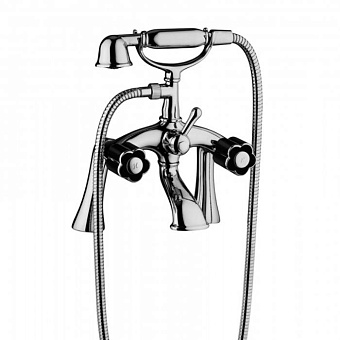 Смеситель для ванны Bongio Fleur Noir 12527CR00 хром