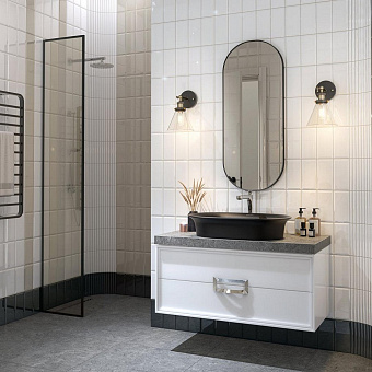 Зеркало KERAMA MARAZZI Cono CO.mi.42-BLK 100х42см без подсветки