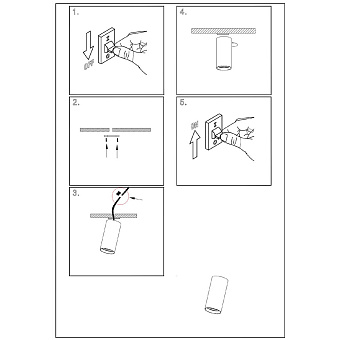 Светильник потолочный Maytoni FOCUS LED C056CL-L12B3K-W-D-B 12Вт LED
