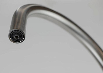 Смеситель для кухни ESKO K22 высокий излив матовый никель