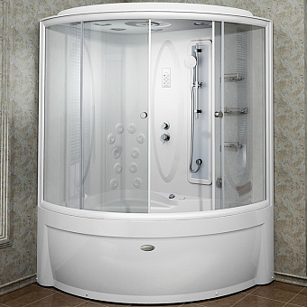 Душевая кабина RADOMIR Вирсавия 1-04-1-1-5-0700 125х170х238см стекло прозрачное