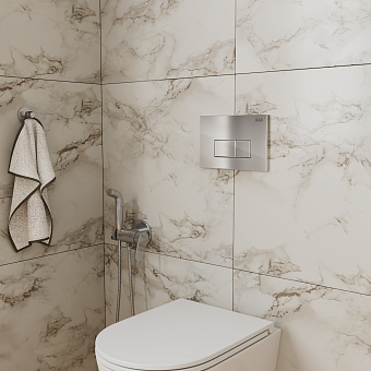 Панель смыва D&K DB1499001 хром