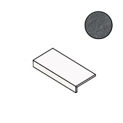 Плитка для ступеней Atlas Concord Италия Trust AB1D Titanium elemento L 30х15см 0,045кв.м. матовая