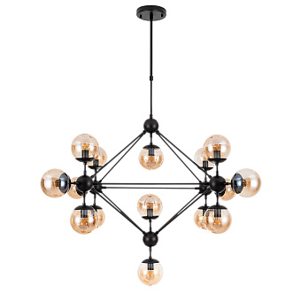 Люстра подвесная Arte Lamp BOLLA A1664SP-15BK 60Вт 15 лампочек E14