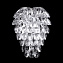 Бра CRYSTAL LUX CHARME CHARME AP3 CHROME/TRANSPARENT 120Вт G9