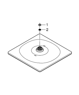 Верхний душ GROHE Rainshower 26568000 хром