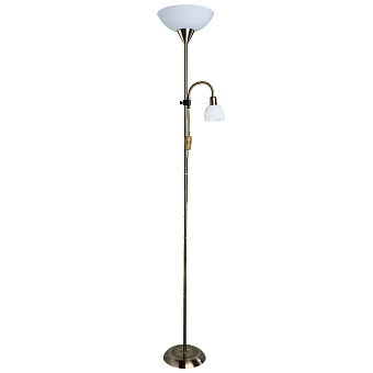 Торшер Arte Lamp DUETTO A9569PN-2AB 85Вт E27 2 плафонов