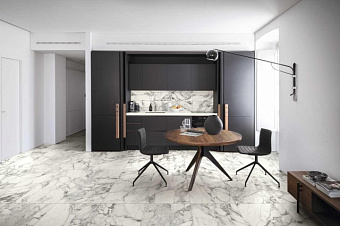 Настенная плитка MARAZZI ITALY Allmarble M6T0 Wall Altissimo Lux 40х120см 2,88кв.м. глянцевая