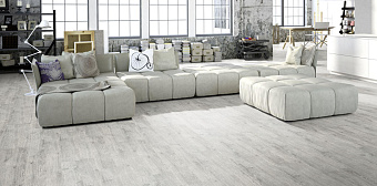 Пробковый пол CORKSTYLE WOOD-GLUE 915х305х6мм Castle Oak White Castle Oak White_GLUE 3,36кв.м