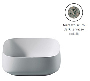 Раковина накладная ArtCeram Cognac COL007 88 00 46х41см